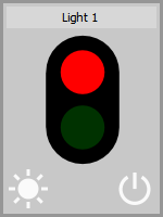 Tile to control LEGO train traffic light