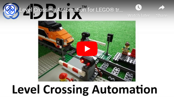 4DBrix Level Crossing Automation for LEGO® Trains