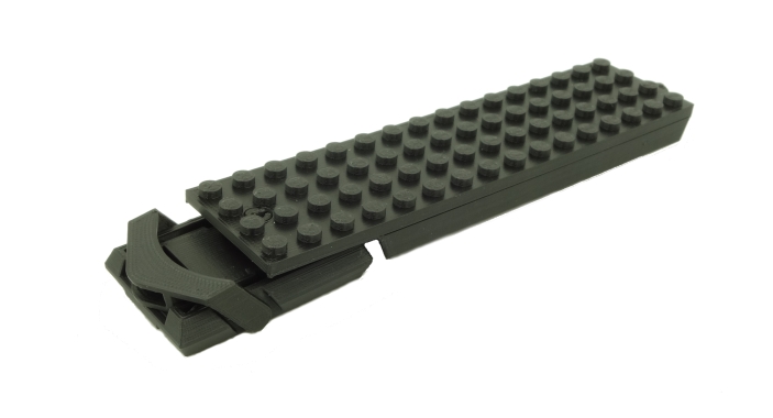 LEGO monorail compatible extension car.