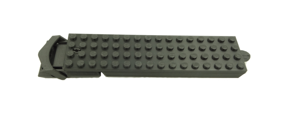 LEGO monorail compatible extension car.
