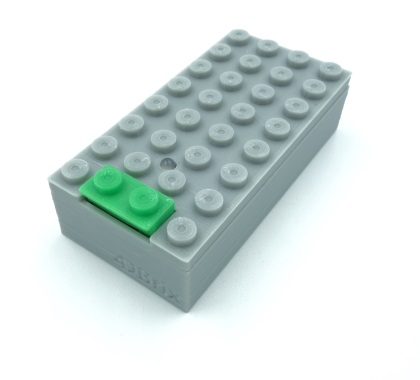 4DBrix Power Brick for Control Buttons for LEGO train layouts.