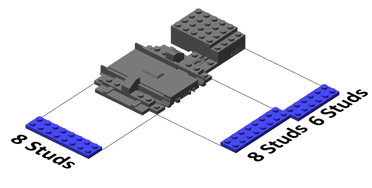 Decoupler for LEGO PF train tracks.