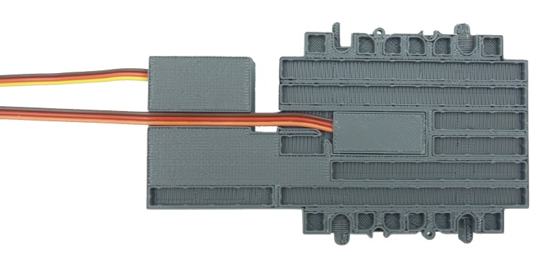 Decoupler for LEGO PF train tracks.