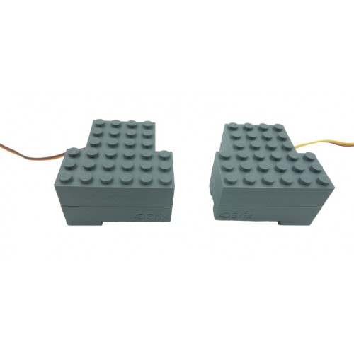 Train Switch Motor Right - Dark Bluish Gray Train Switch Motor Right - Dark Bluish Gray