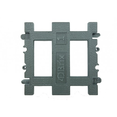 Train Half Straight Track - Dark Bluish Gray Train Half Straight Track - Dark Bluish Gray