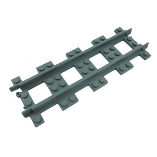 Train Full Straight Narrow Gauge Track - Dark Bluish Gray Train Full Straight Narrow Gauge Track - Dark Bluish Gray