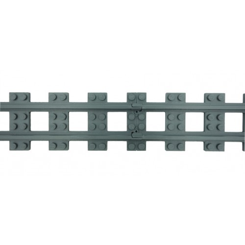 Train Full Straight Narrow Gauge Track - Dark Bluish Gray Train Full Straight Narrow Gauge Track - Dark Bluish Gray