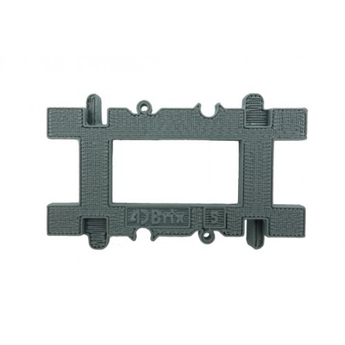 Train Quarter Straight Track - Dark Bluish Gray Train Quarter Straight Track - Dark Bluish Gray