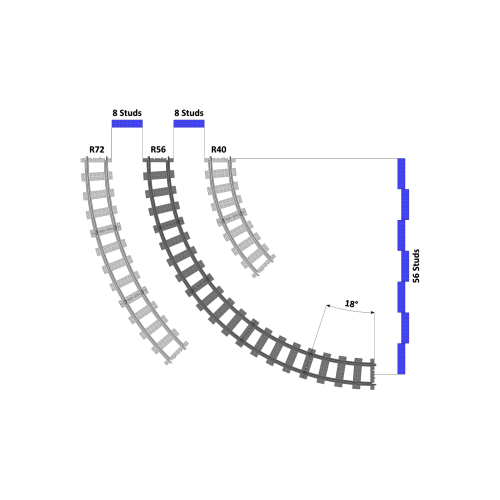 R56 Curves - 5 Pieces R56 Curves - 5 Pieces