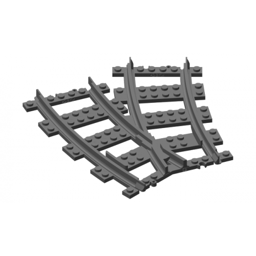 Track #52 - Curve Divergent Track - Right Turn Track #52 - Curve Divergent Track - Right Turn